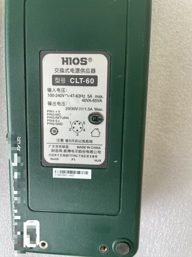 1PCS USED HIOS CLT-60 Power Supply