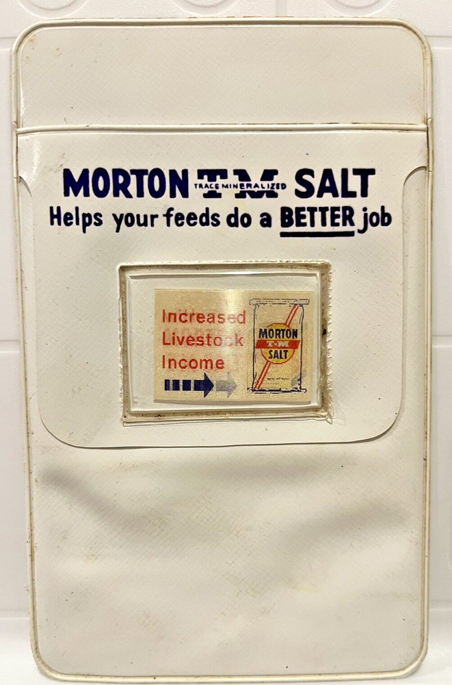 Morton's Salt Trace Mineralized Pocket Protector - Lenticular/Agamograph -Unique