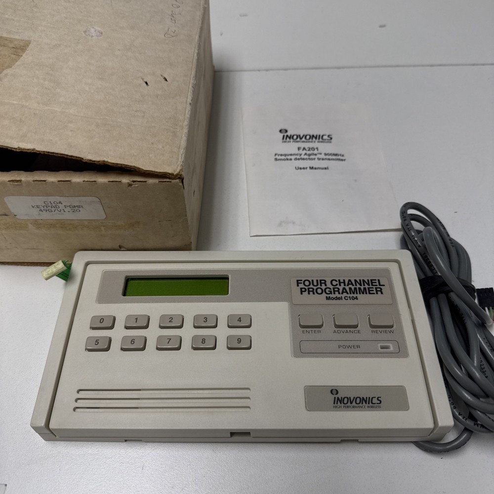 Inovonics C-104 Wireless Keypad 4 Channel programmer