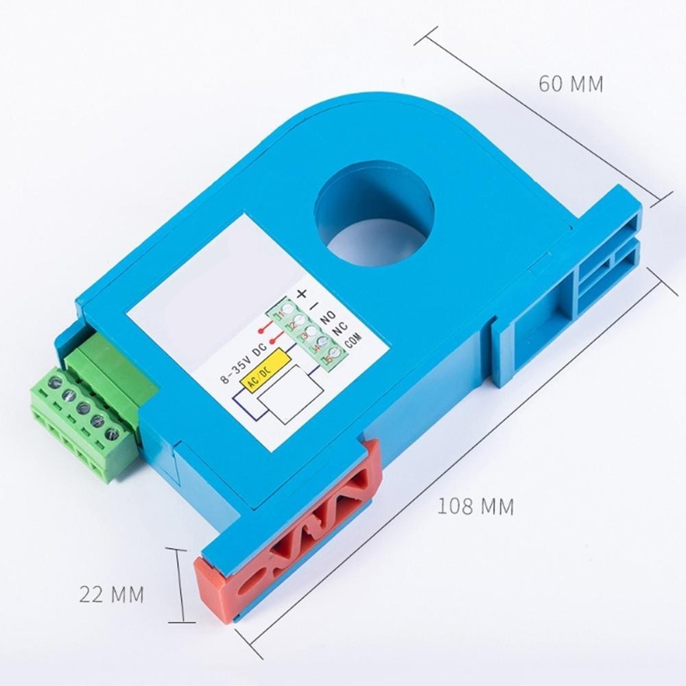 DC Current Monitoring Switch with Adjustable Delay Settings and Indicator