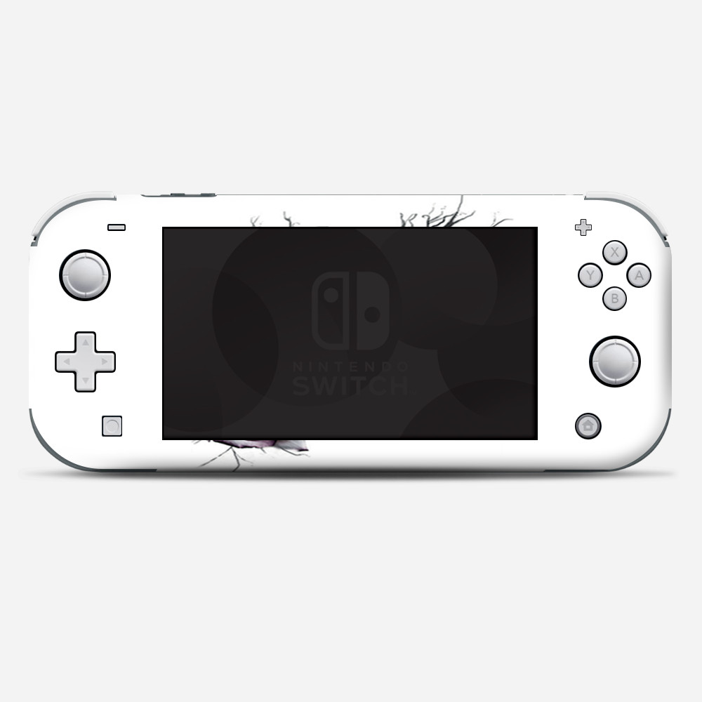 Skins Decals wrap for Nintendo Switch Lite - Roses in Skull