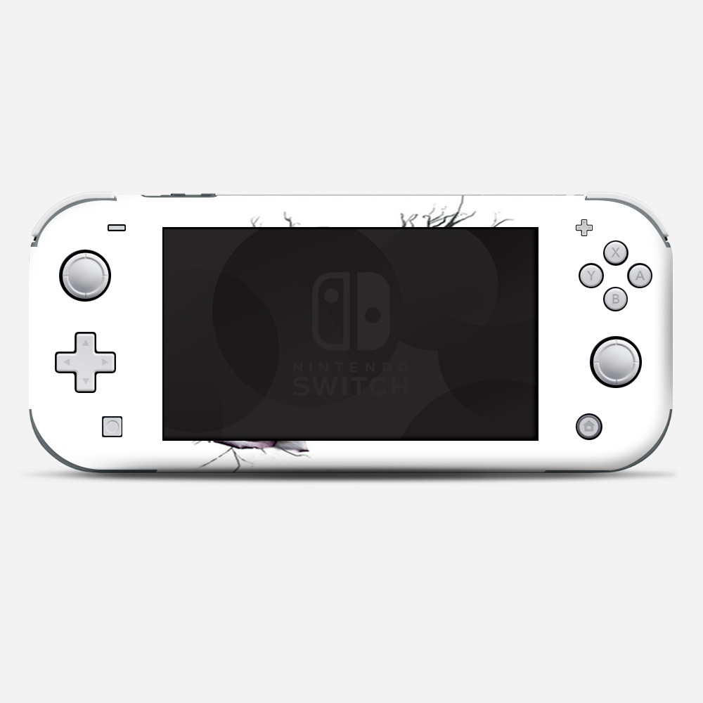 Skins Decals wrap for Nintendo Switch Lite - Roses in Skull