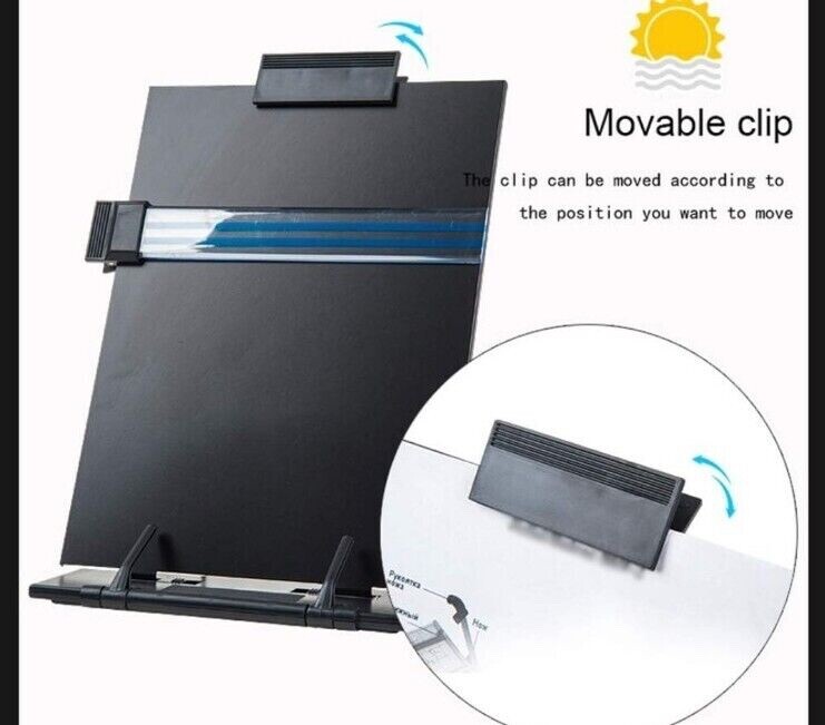 Liangbao A4 Size Stationery Desktop Document Book Copy Holder With Line Reader