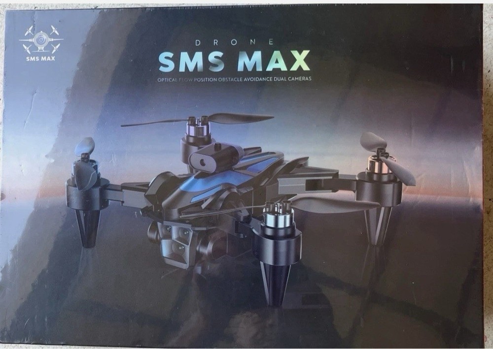 SMG MAX SMS MAX Quadcopter Drone Black Electric Obstacle Avoidance