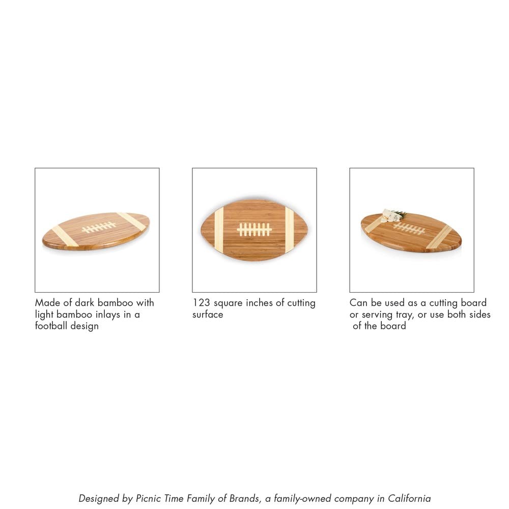 NCAA Wake Forest Demon Deacons Touchdown Bamboo Cutting Board