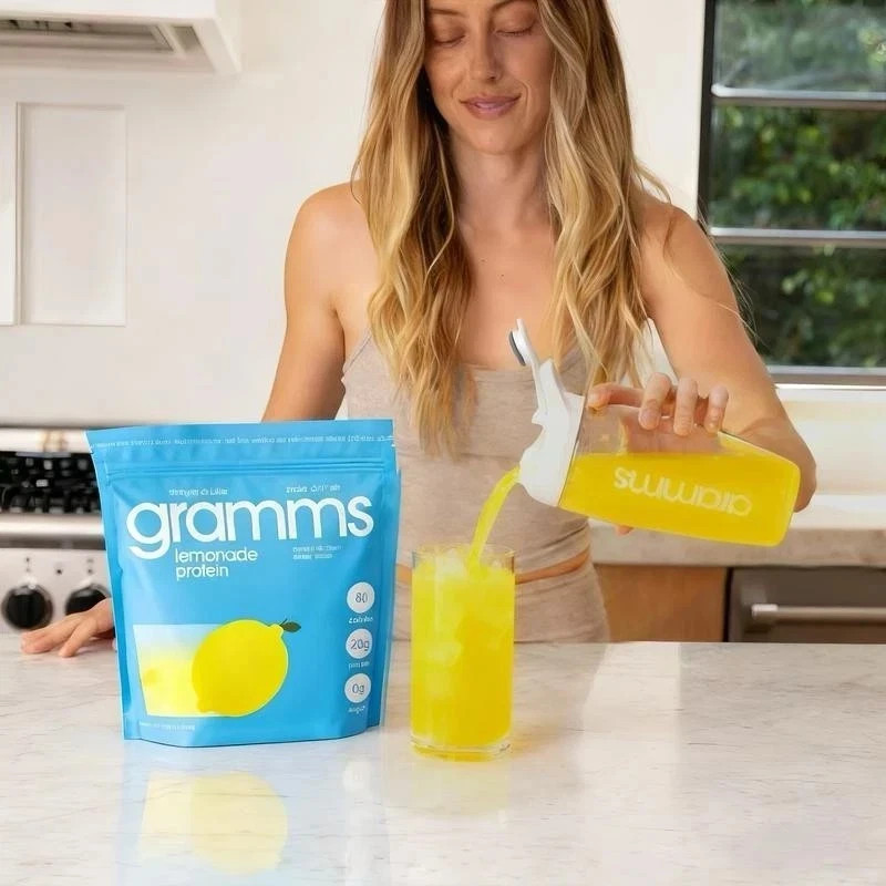 Gramms Lemon GrassFed Clear Whey Isolate Protein Powder 250g | Pure Lean Protein