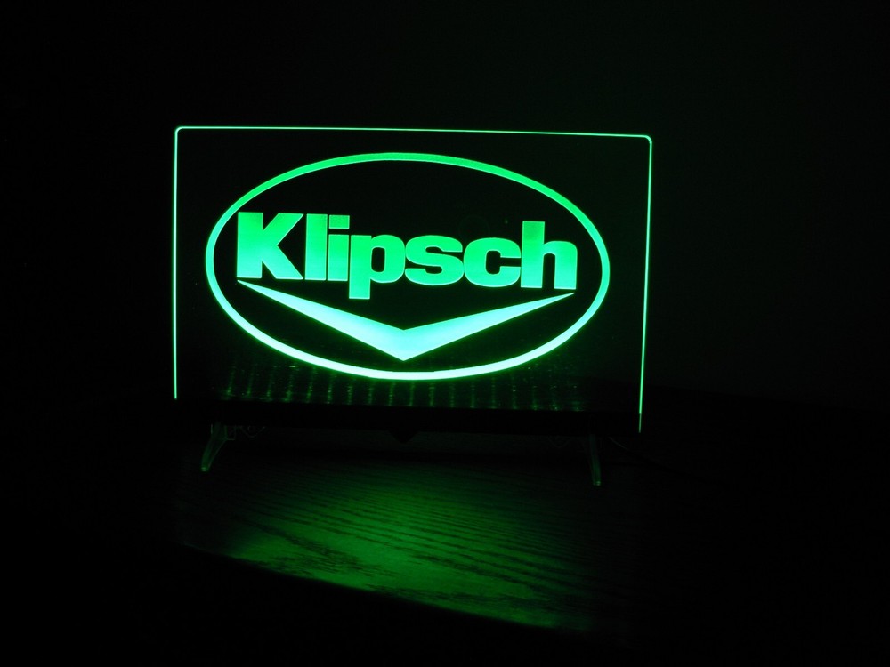 KLIPSCH ETCHED ACRYLIC LED SIGN