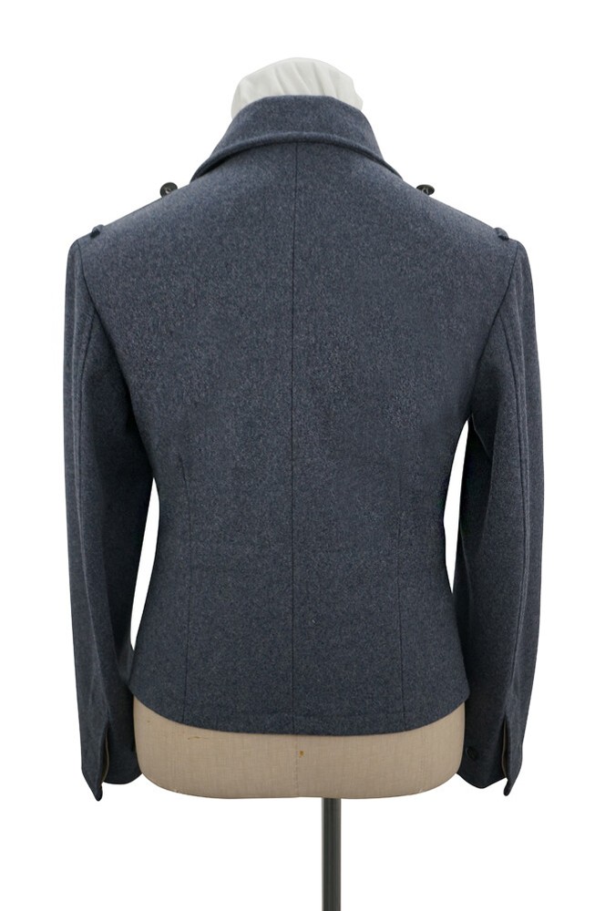 WW2 German Luftwaffe blue grey wool panzer wrap jacket