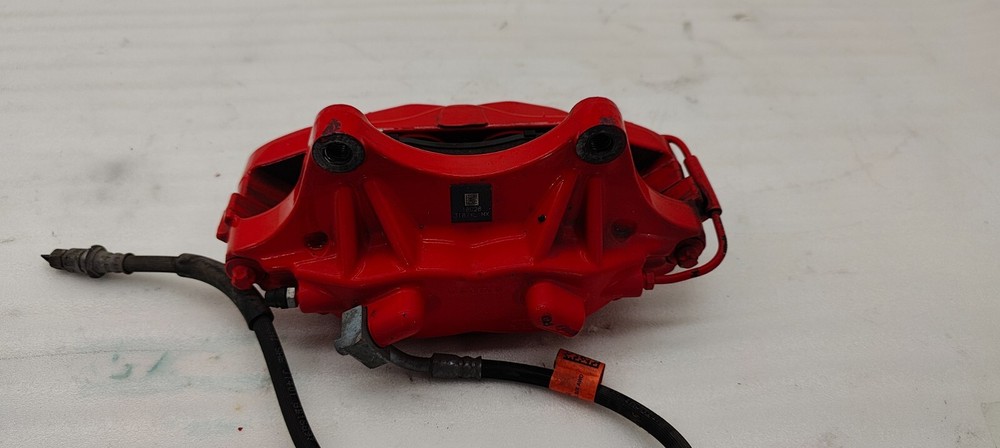 ⭕ 12-20 Tesla Model S Front Driver Side Performance Red Brake Caliper Left OEM