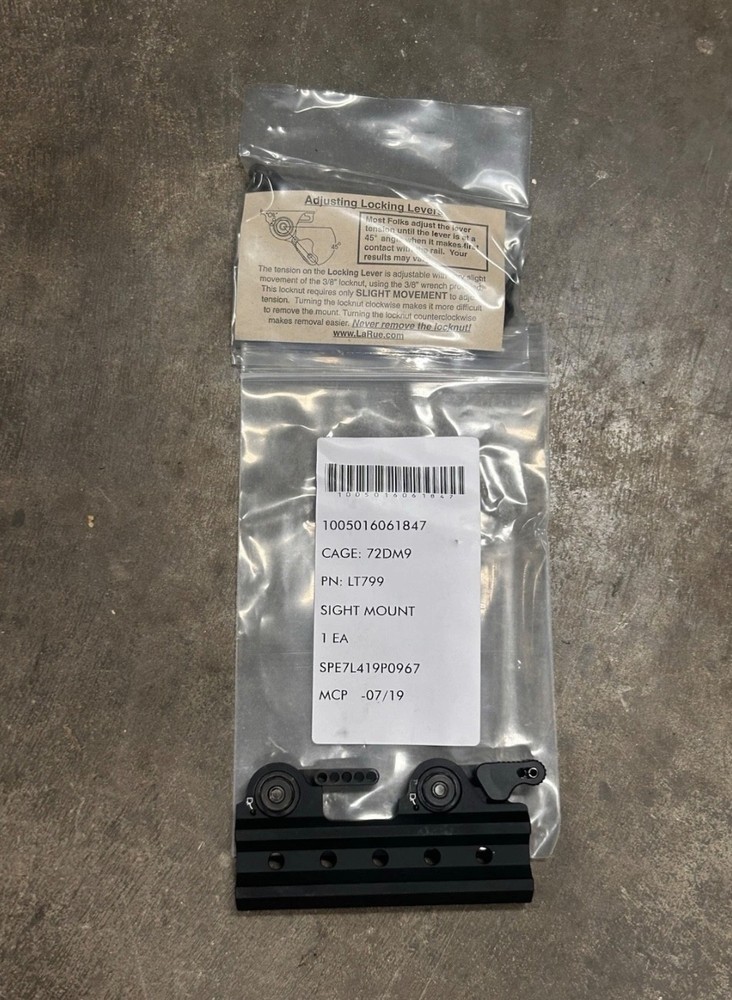 Larue Tactical LT799 ACOG/ RCO Quick Detach Mount Adjusting tool