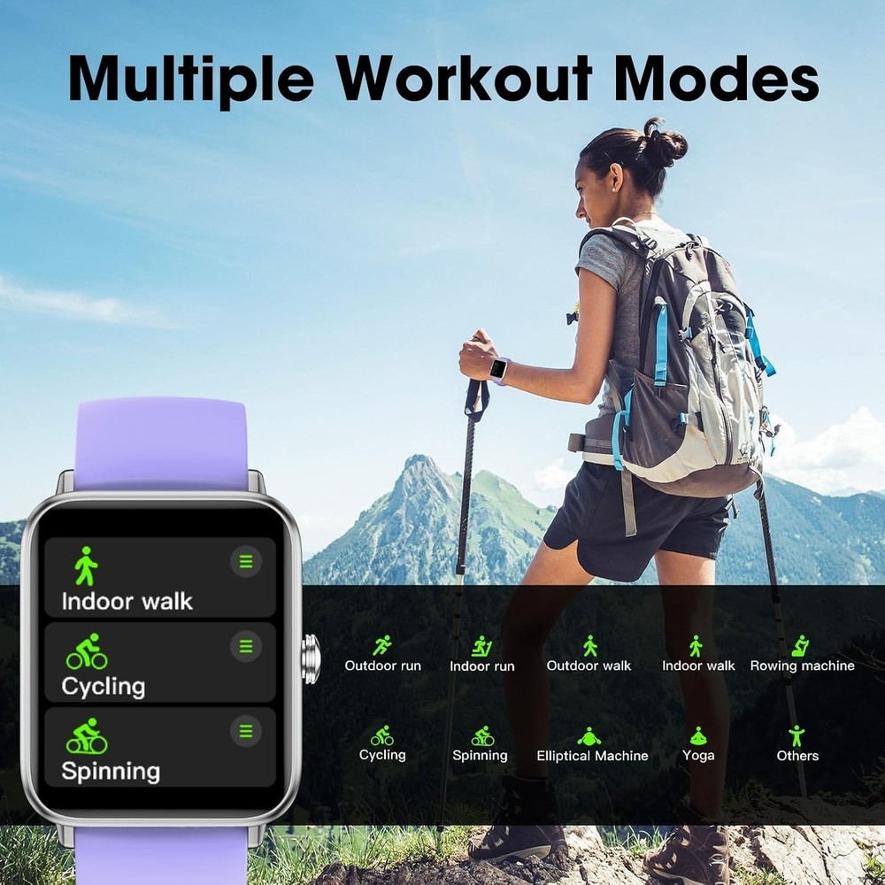 Reloj Inteligente Smart Watch Bluetooth De Mujer for iPhone iOS y Android