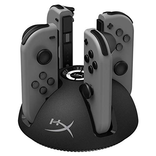 HYPERX CHARGEPLAY QUAD JOY-CON CONTROLLER CHARGER FOR NINTENDO SWITCH - GREY