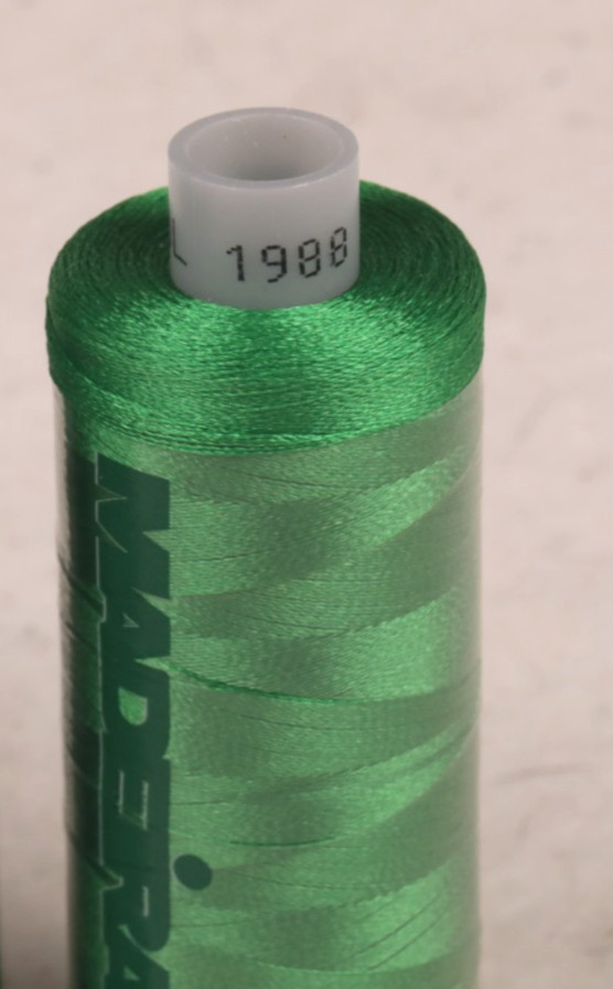 POLYESTER POLYNEON EMBROIDERY THREAD MADEIRA 6 SPOOLS each 1000 m 1988