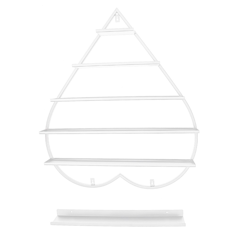 Heart-Shaped Nail Polish Display Rack - Stylish Wall Storage Organizer