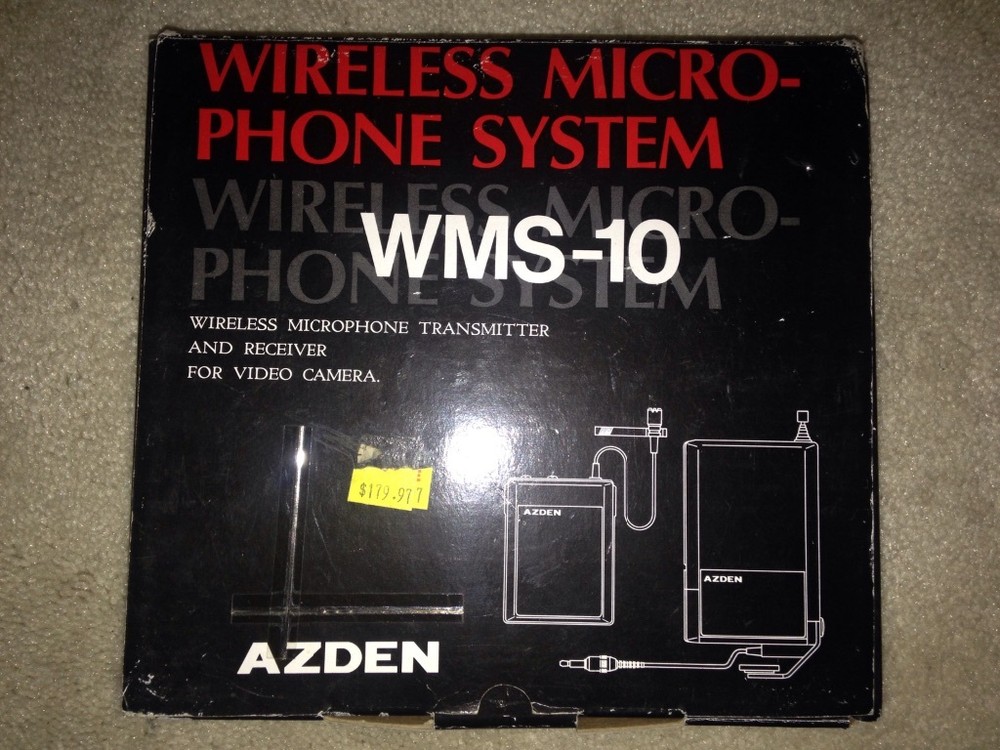 Azden Wireless Micro-Phone System WMS-10