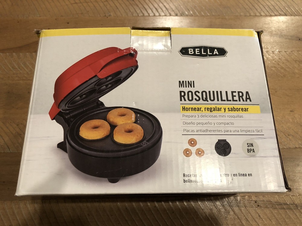 Bella Red Mini 3 Donut Maker