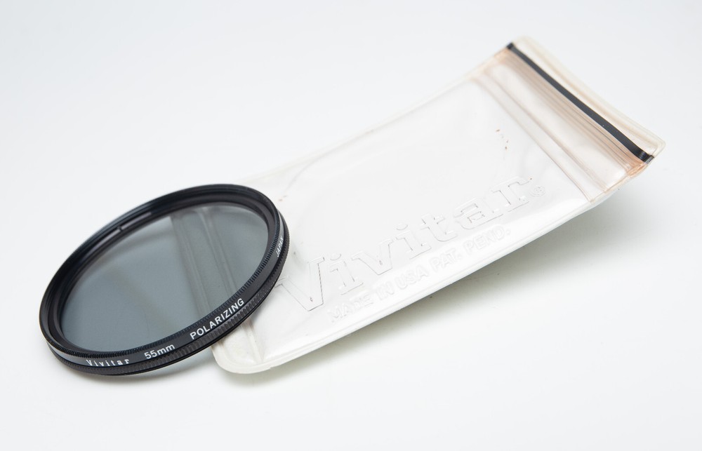 Vivitar 55mm Slim Line Linear Polarizing Filter Polarizer