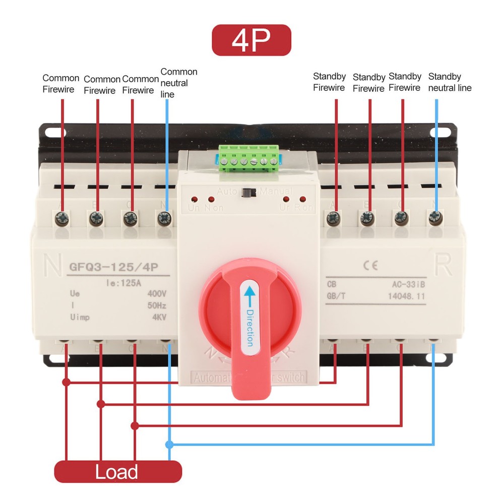 High Performance Automatic Transfer Switch For Generators