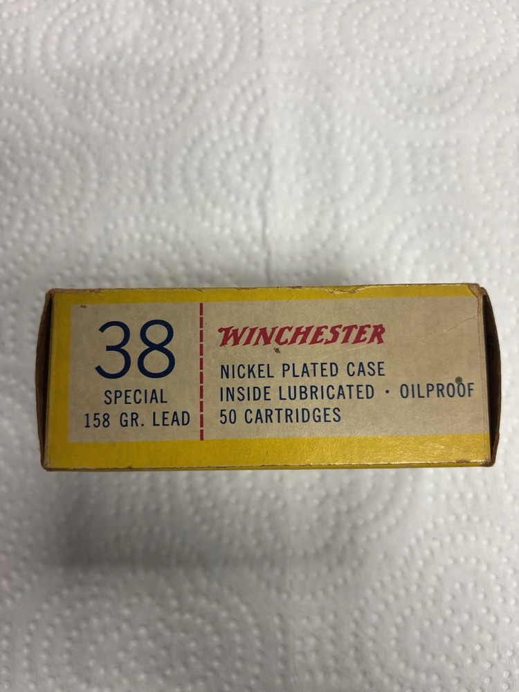 Winchester Vintage .38 Special Empty Ammunition Box