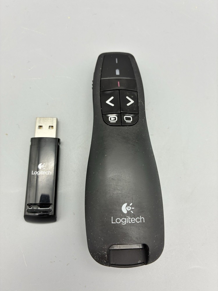 Logitech R-R0008 Wireless Presentation Remote Clicker Laser Pointer