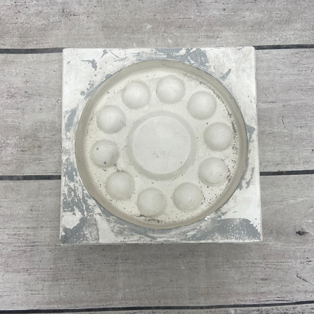 Unbranded Ceramic Casting Mold Round Deviled Egg Serving Platter Tray