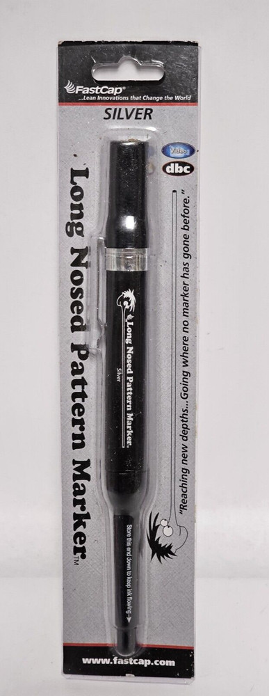 FASTCAP LONG NOSED PATTERN MARKER, SILVER