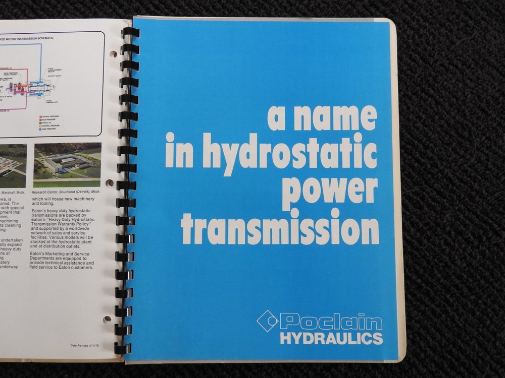 1978 Dynamic Power Systems Engineering Catalog Addison IL Crichton Proclain