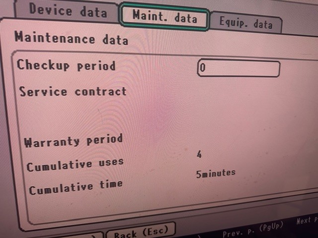 BF-XP190 Bronchoscope Overhauled