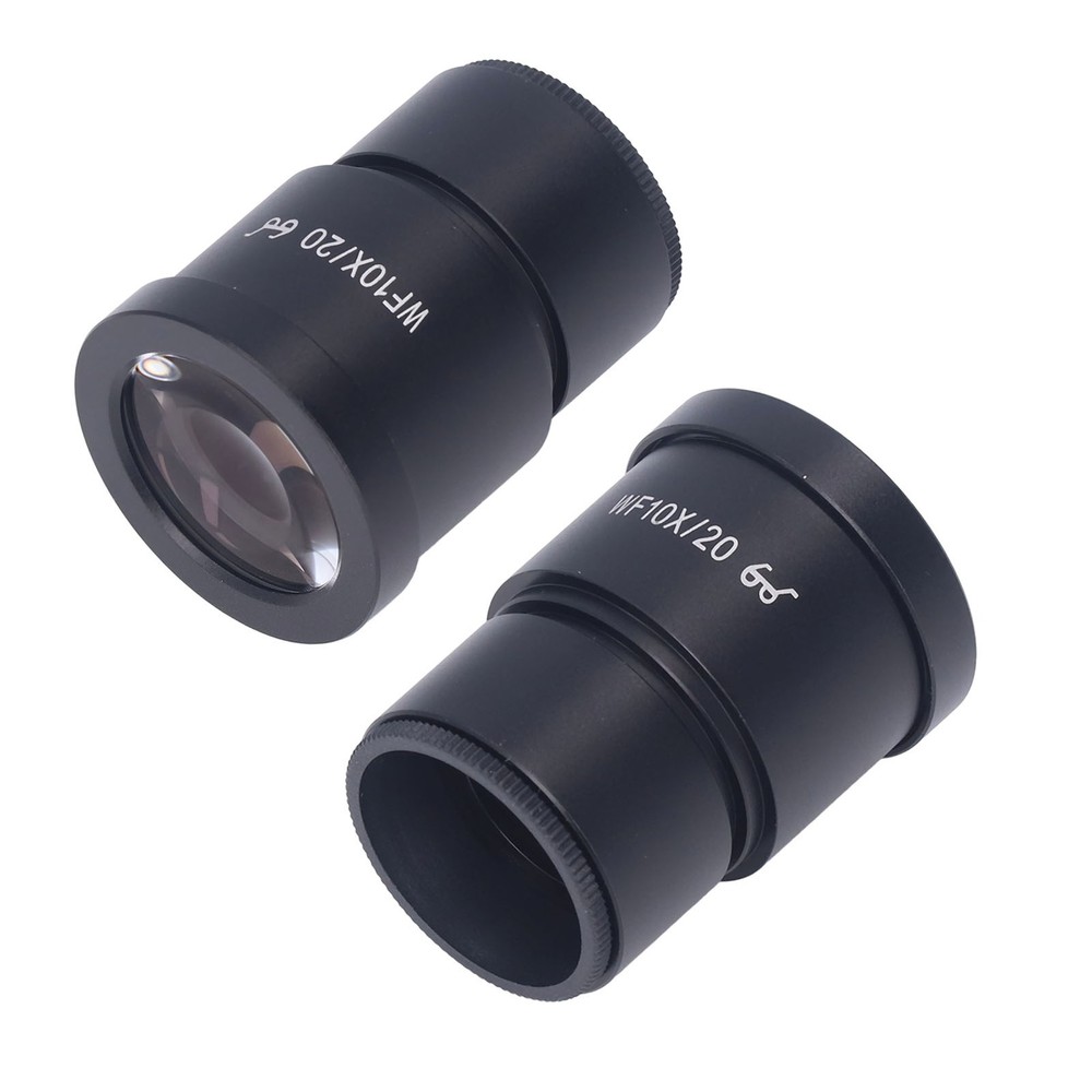 Microscope Lens WF10X/20 Laboratory Stereo Microscope Lens 30mm Interface