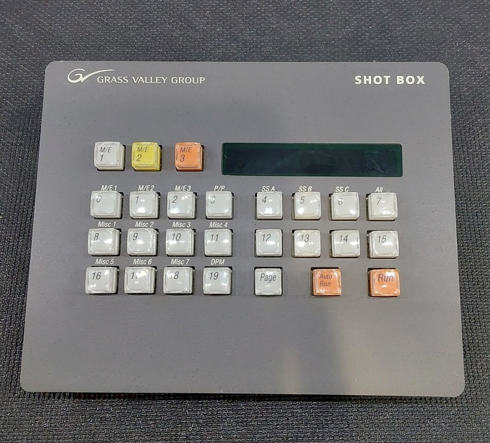Grass valley Shot Box Panel