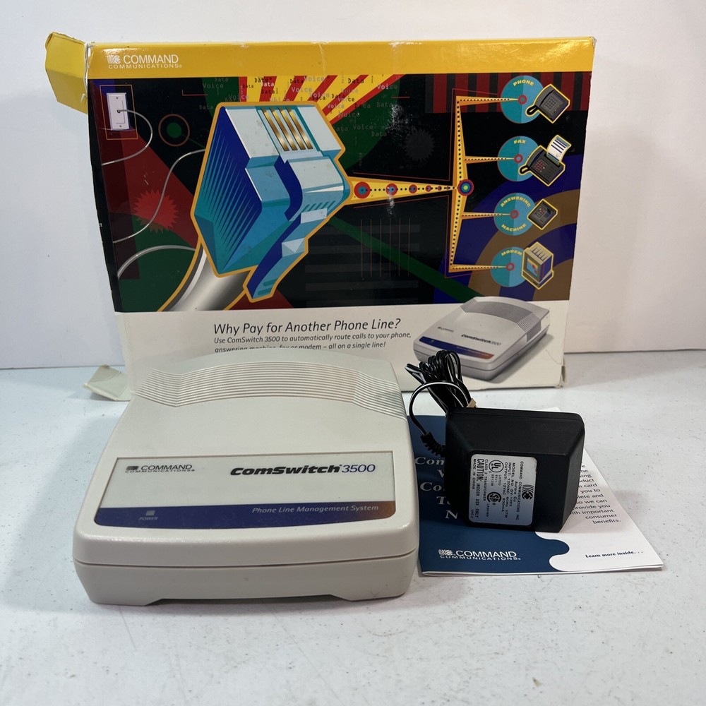 Command Communications Com (CS3500) 4-Ports External Switch