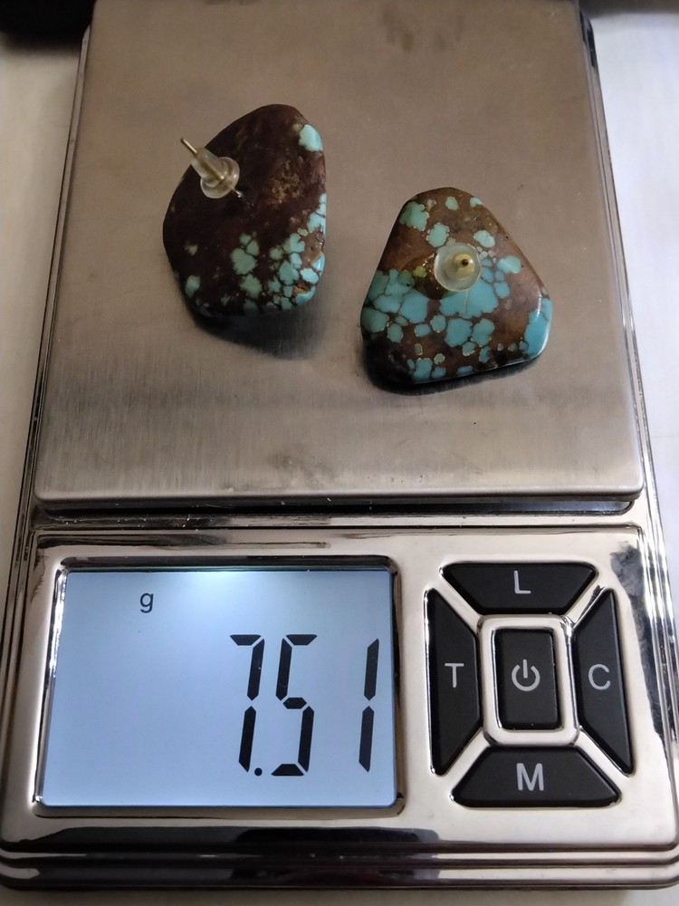 vintage pawn turquoise Earrings
