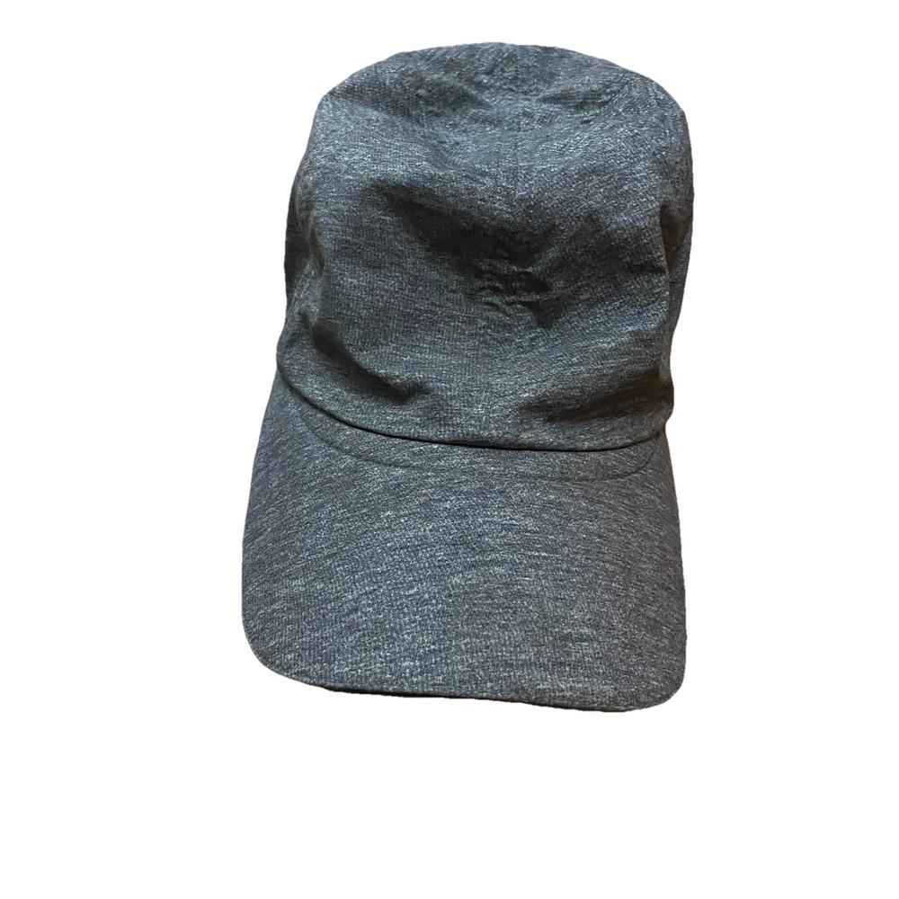 Lululemon Running Hat Cap Adjustable Ponytail Strapback Gray Outdoor