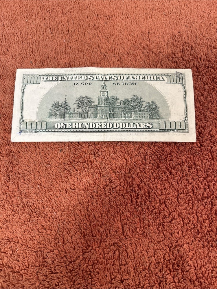 2003 $100 Federal Reserve Note – Major Dual-Side Misalignment Error – Rare!