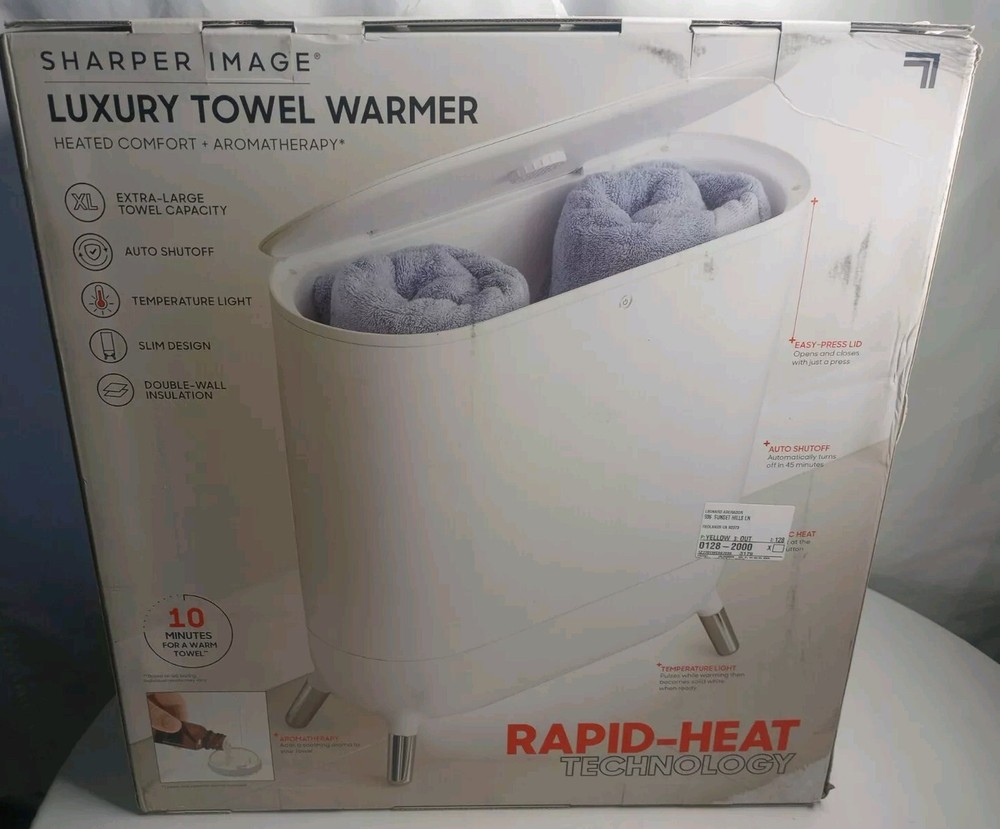 Sharper Image Luxury Towel Warmer New
