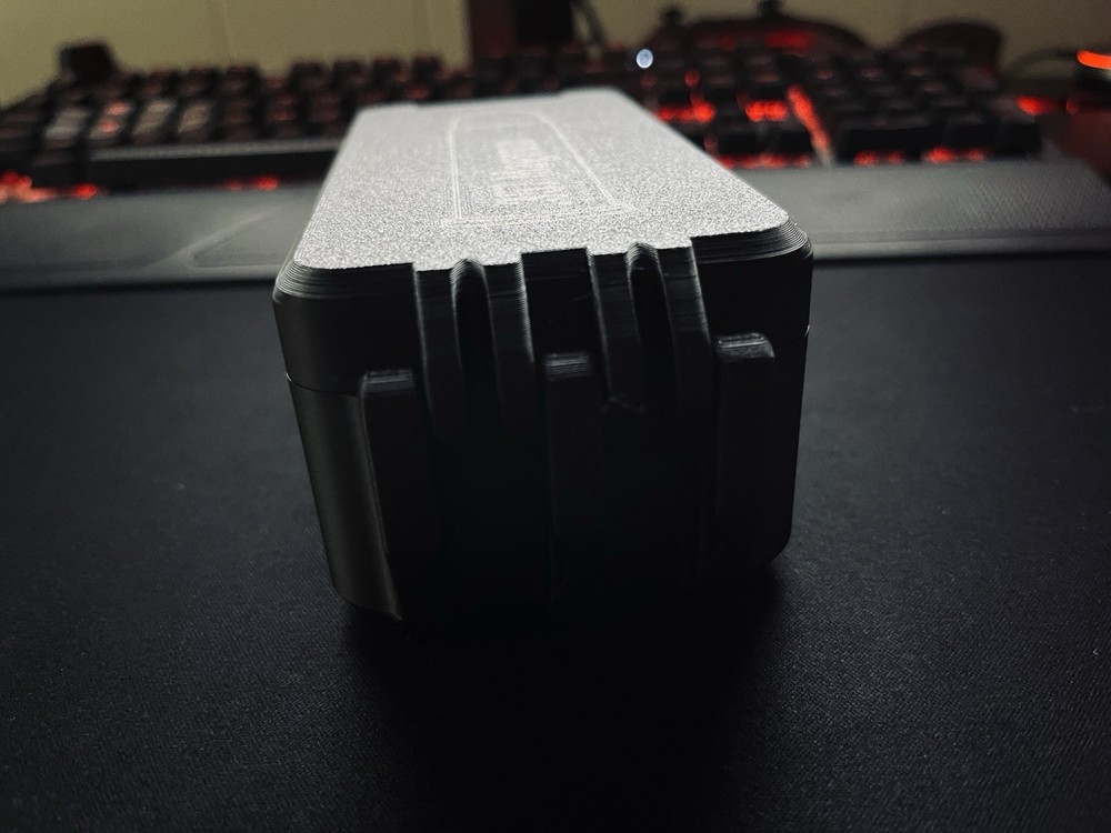 .357 Magnum Caliber 50 Round Ammunition Storage Container 3D Printed