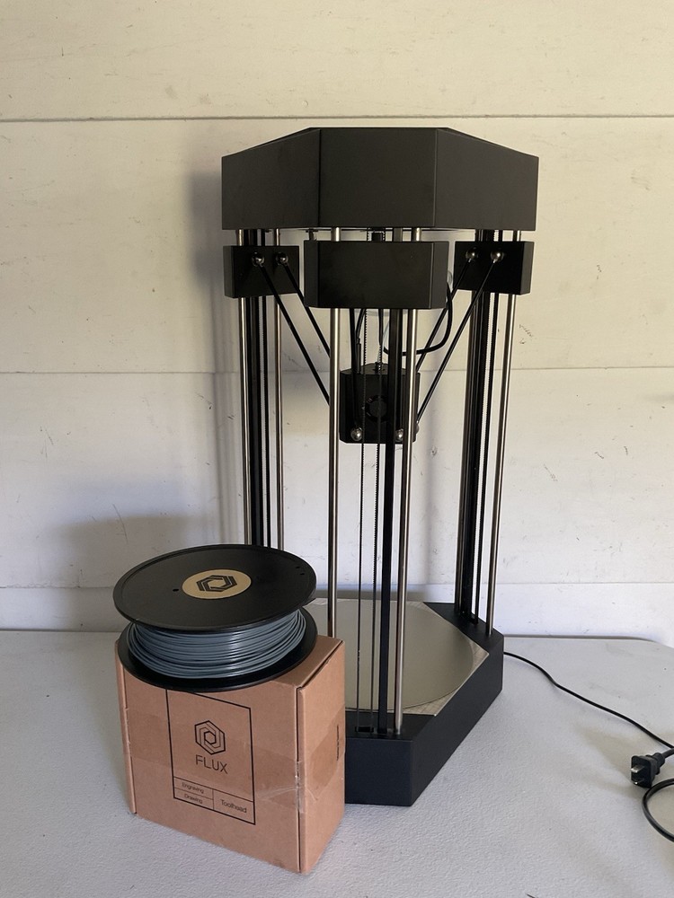Flux Delta 3D Printer Older Version With Filament & Drawing Tool READ