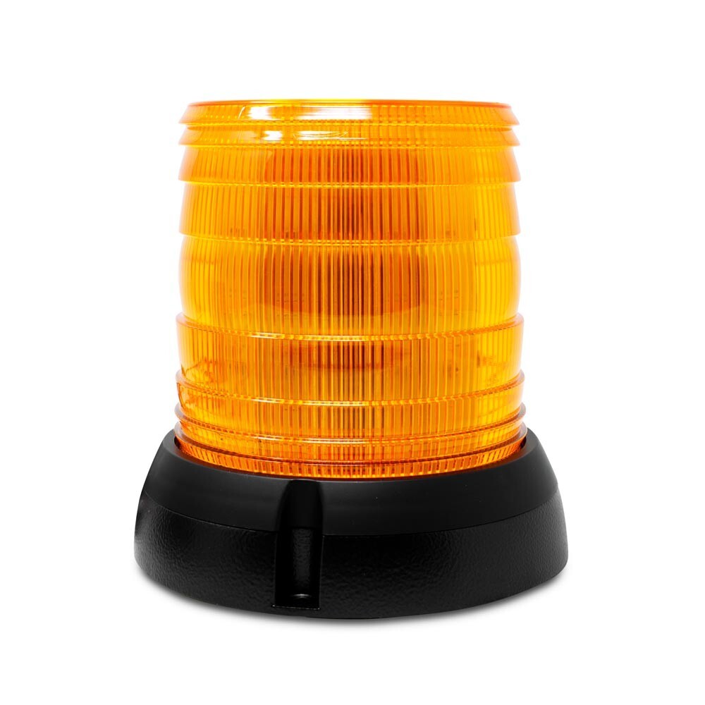 2501A High Profile Amber LED Warning Light Beacon - 12 Volt DC