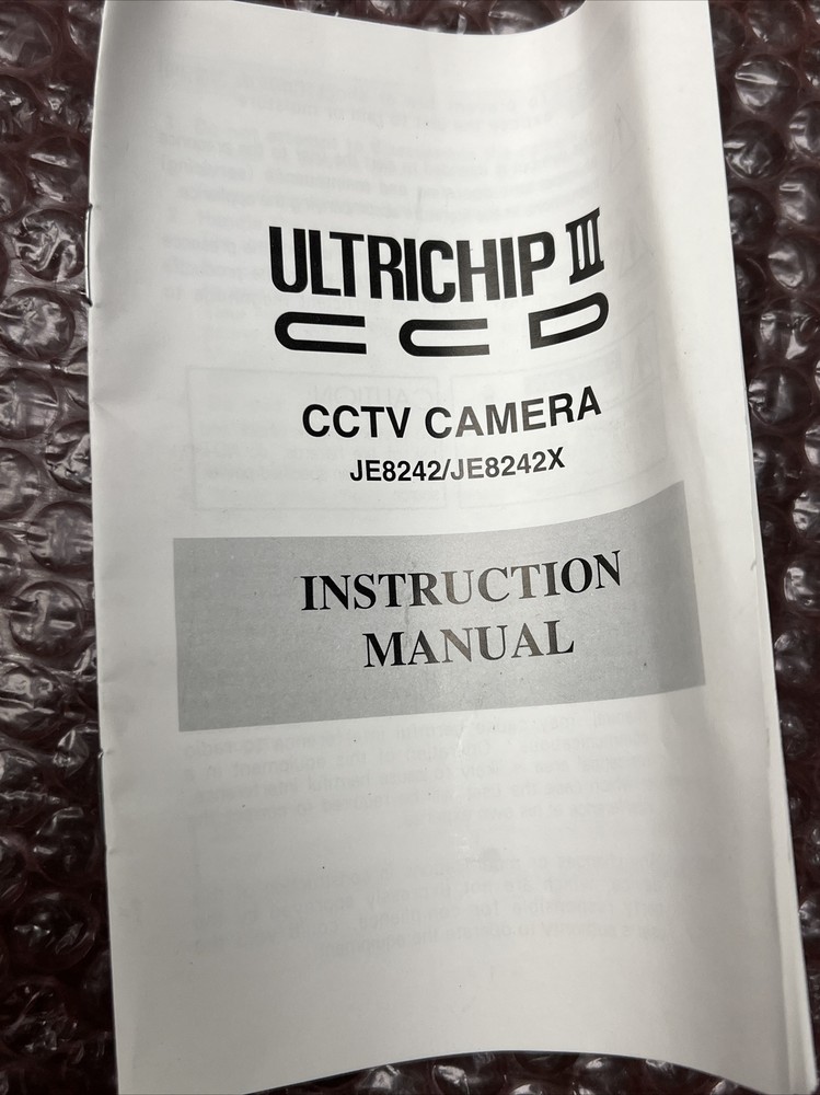 JAVELIN SECURITY CAMERA JE8242