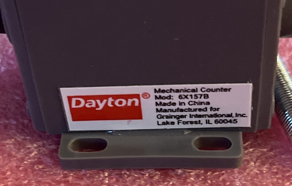Dayton 6X157B Counter
