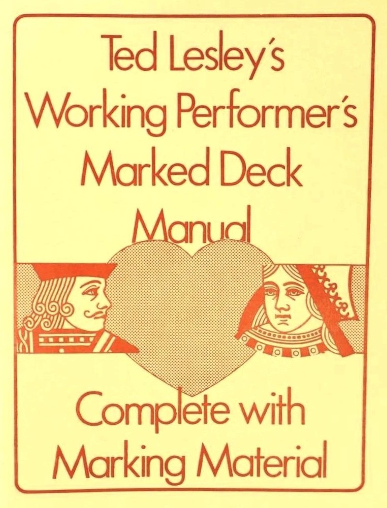 Working Performer's Marked Deck Manual by Ted Lesley