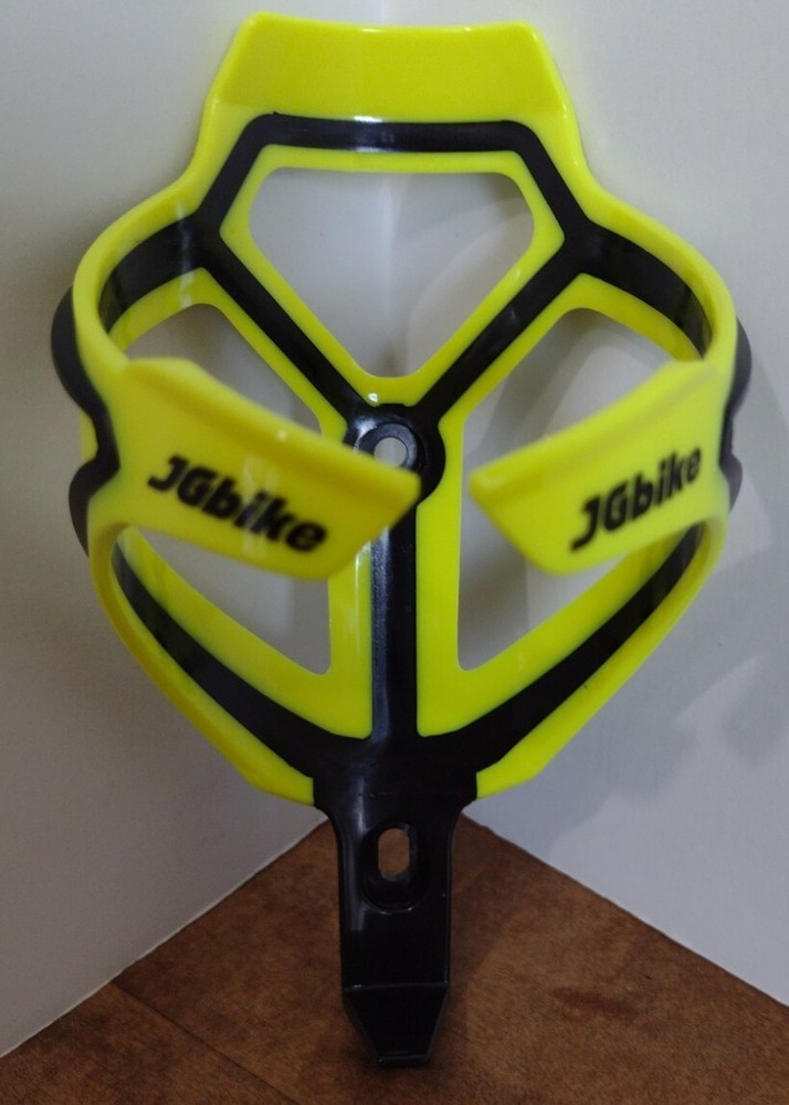 JGbike Double Color Water Bottle Cage Lightweight Yellow & Black