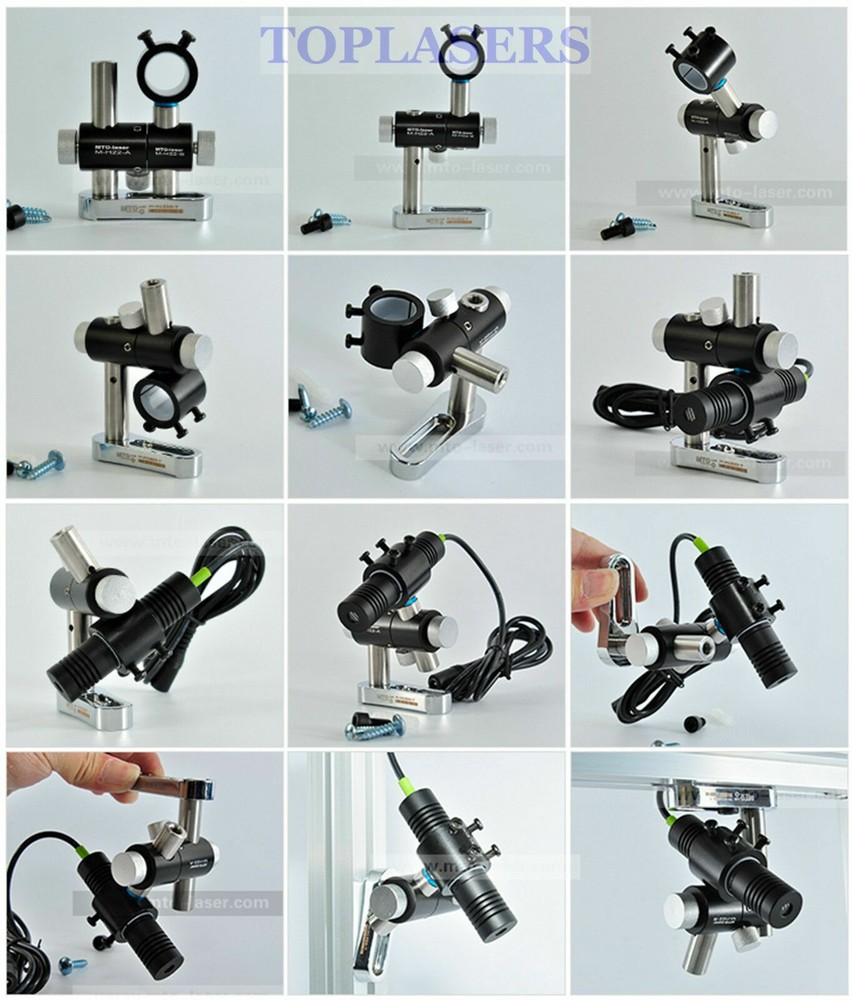Adjustable 3-axis Amount Clamp Holder for 12mm 13mm Laser Diode Module