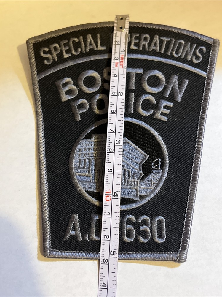 Boston Police Special Operations (Massachusetts) 3rd Issue Shoulder Patch (2021)
