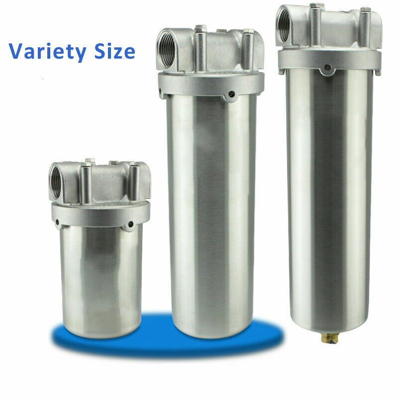 Updated Various Size 304 Stainless Steel Water Filter Housing Cylinder Newest