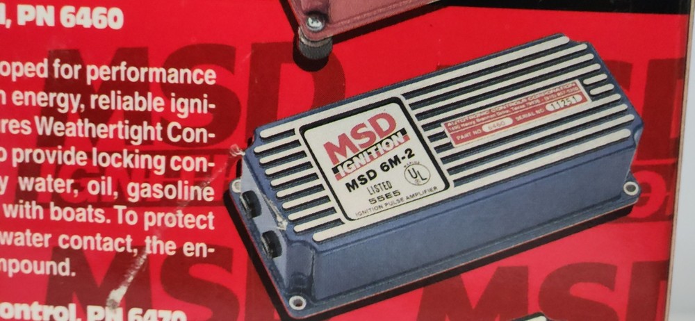 MSD Ignition 6460/ 6560 MSD 6M-2L Marine Ignition