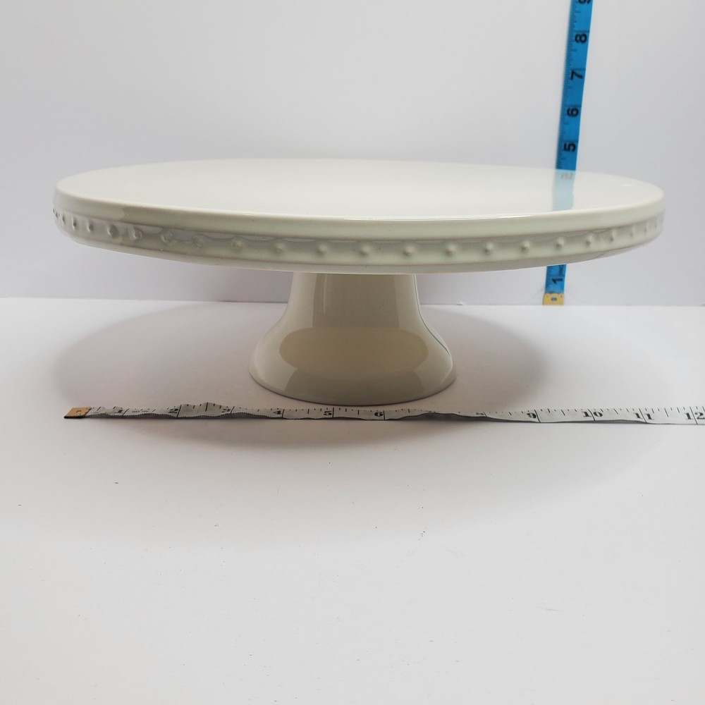Nora Fleming, pearl dot 12 inch cake stand￼