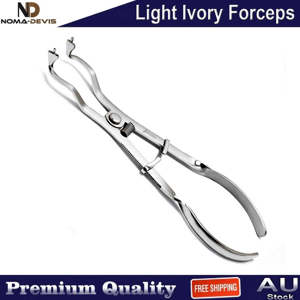 Dental Rubber Dam Light Ivory Clamp Forceps Endodontic Restorative Dentist Tools