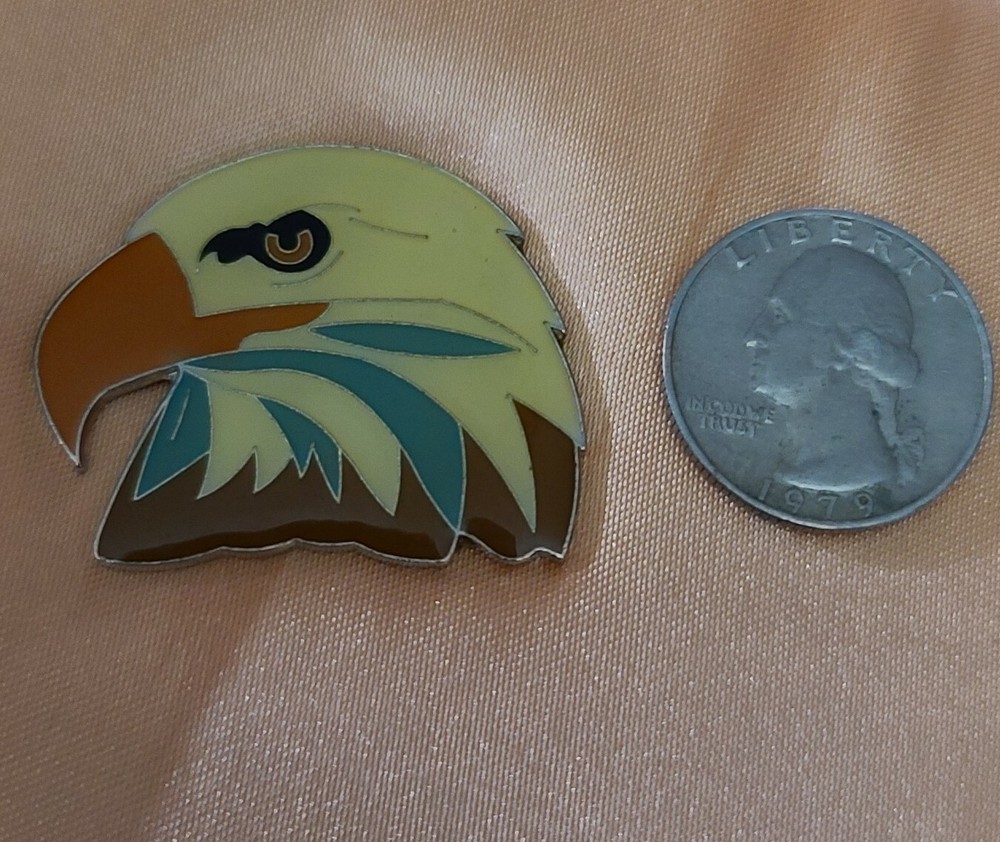 Eagle Head Bird Pin Hat Lapel Trading Pin