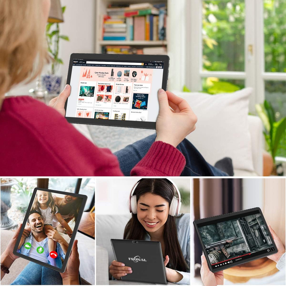 Tablet 10.1 Inch Android 12 Tablet 2024 Latest Update Octa-Core Processor with 6